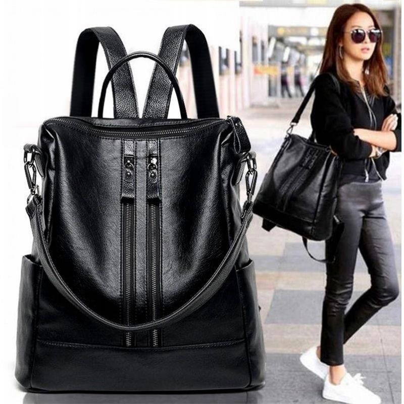 Women Soft Leather Backpack Sc - Mini Backpack Purse ulasan dan harga