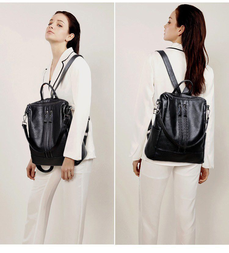 Women Soft Leather Backpack Sc - Mini Backpack Purse ulasan dan harga