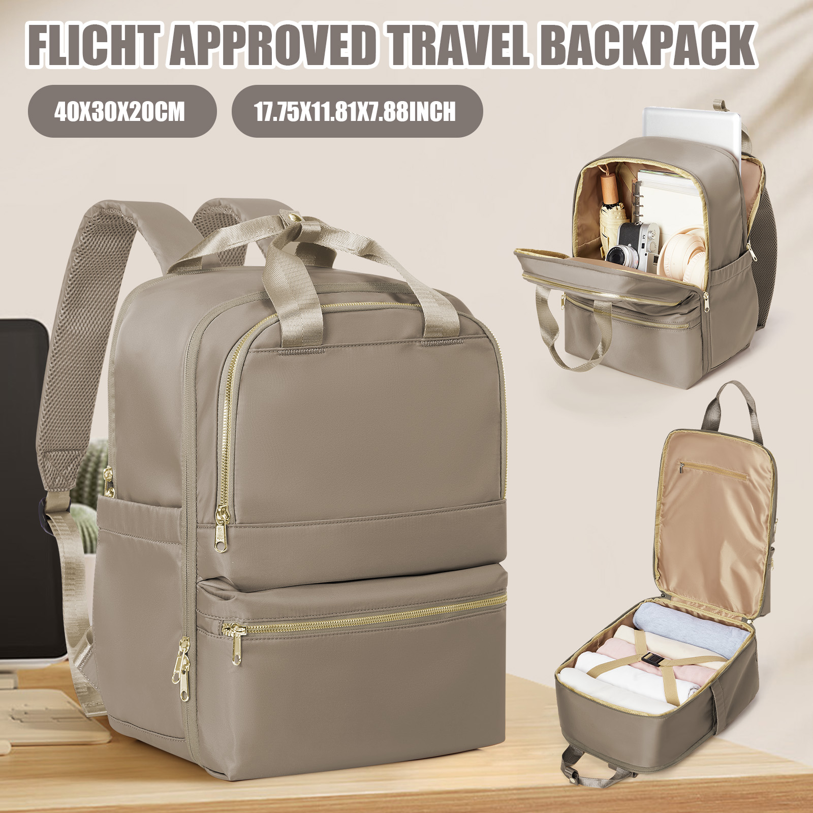Ryanair 40x30x20 Travel Backpa - Canvas Backpack Casual ulasan dan harga