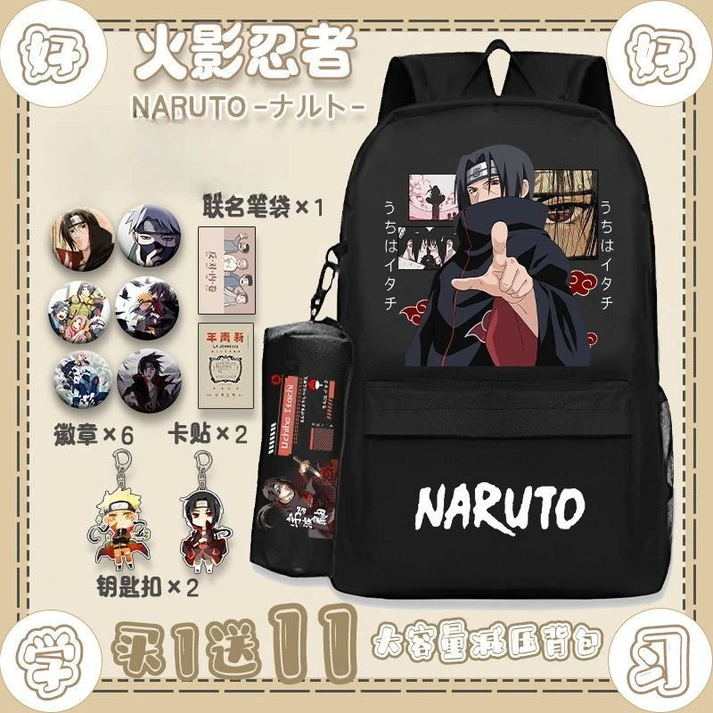 New Naruto Cartoon Animation S - School Backpack Teen ulasan dan harga