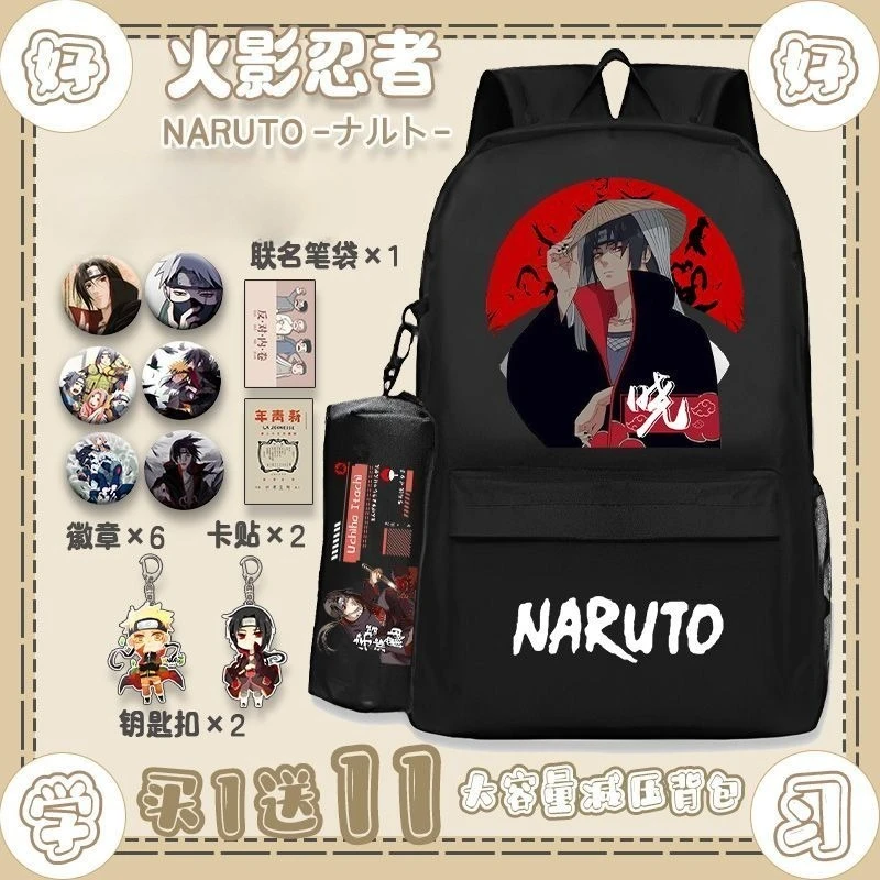 New Naruto Cartoon Animation S - School Backpack Teen ulasan dan harga