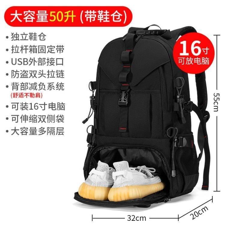 New Extra Large Capacity Men S - Canvas Backpack Casual ulasan dan harga