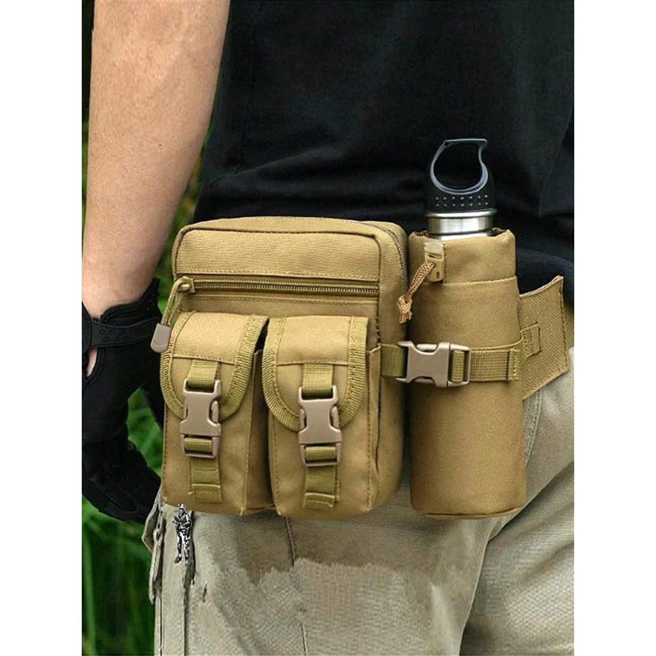 Designer Men's Waist Bag, Wate - Hiking Backpack Waterproof ulasan dan harga