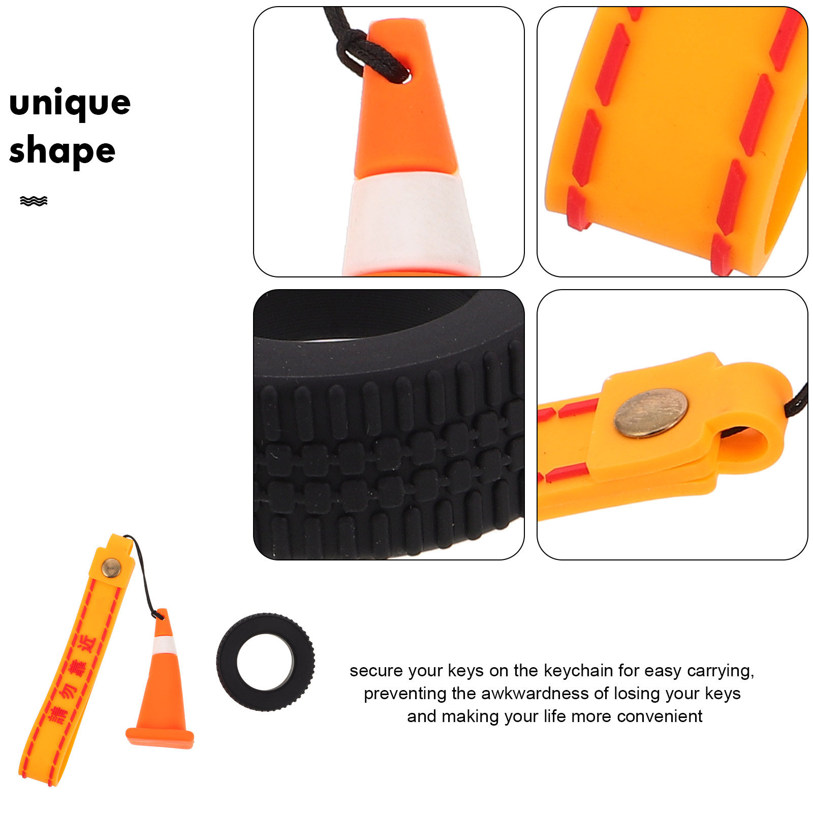 Mini Traffic Cone Keychain Cut - Mini Backpack Purse ulasan dan harga