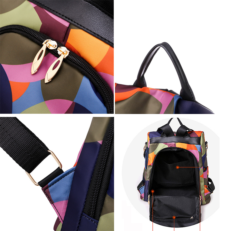Fashion Women's Backpack Anti- - Leather Backpack Vintage ulasan dan harga