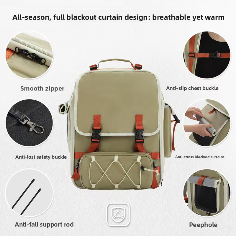 ZHAYA Pet Carrier Backpack Lar - Foldable Backpack Small ulasan dan harga